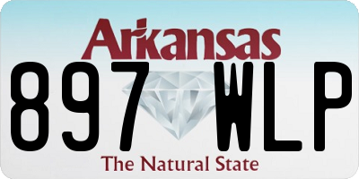 AR license plate 897WLP