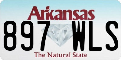 AR license plate 897WLS