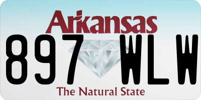 AR license plate 897WLW