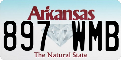 AR license plate 897WMB