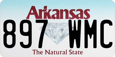 AR license plate 897WMC
