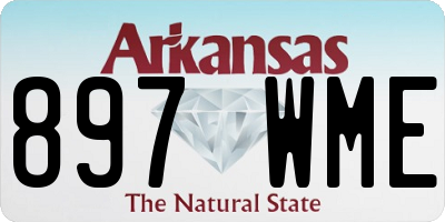 AR license plate 897WME