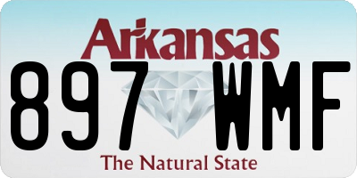 AR license plate 897WMF