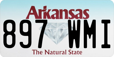 AR license plate 897WMI