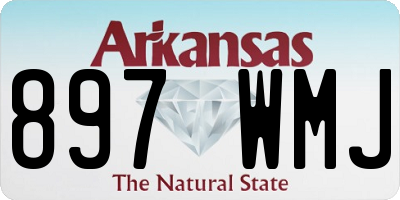 AR license plate 897WMJ