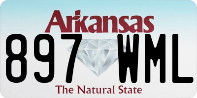 AR license plate 897WML
