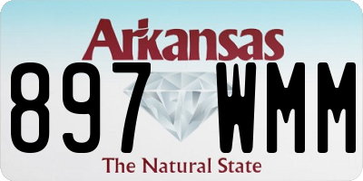 AR license plate 897WMM