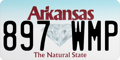 AR license plate 897WMP