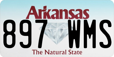AR license plate 897WMS