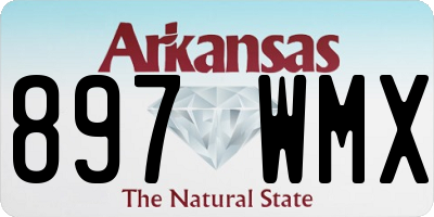 AR license plate 897WMX