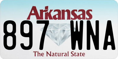 AR license plate 897WNA