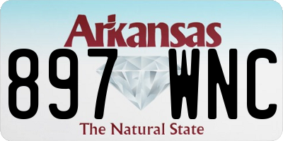 AR license plate 897WNC