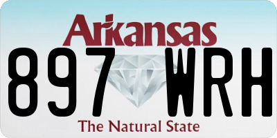 AR license plate 897WRH
