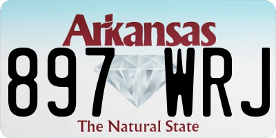 AR license plate 897WRJ