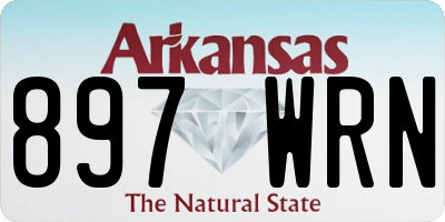 AR license plate 897WRN