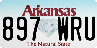 AR license plate 897WRU