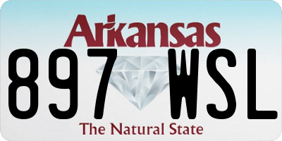 AR license plate 897WSL