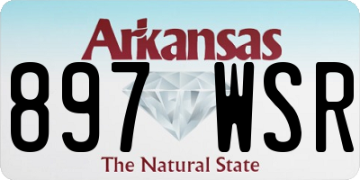 AR license plate 897WSR