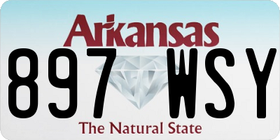AR license plate 897WSY