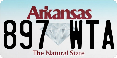 AR license plate 897WTA