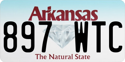 AR license plate 897WTC