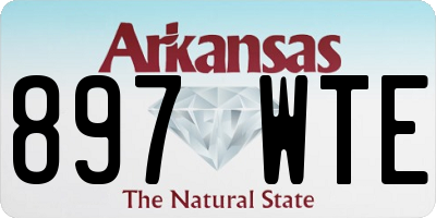 AR license plate 897WTE