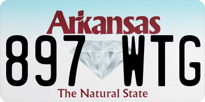 AR license plate 897WTG