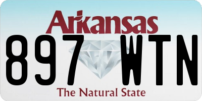 AR license plate 897WTN
