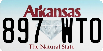 AR license plate 897WTO