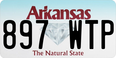 AR license plate 897WTP