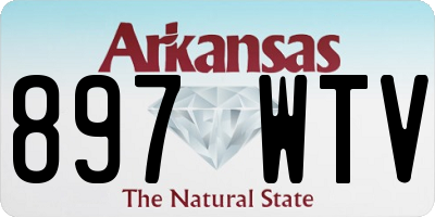 AR license plate 897WTV