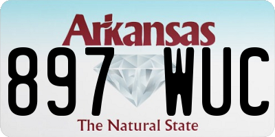 AR license plate 897WUC