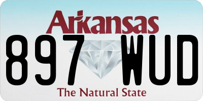AR license plate 897WUD