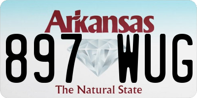 AR license plate 897WUG