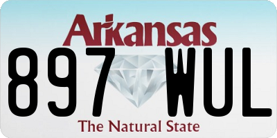 AR license plate 897WUL