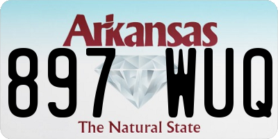 AR license plate 897WUQ
