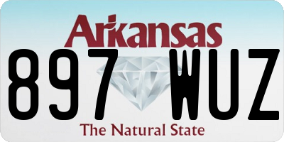 AR license plate 897WUZ