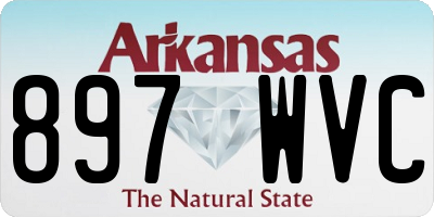 AR license plate 897WVC