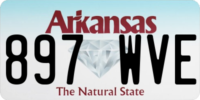 AR license plate 897WVE
