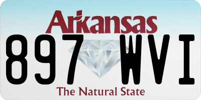 AR license plate 897WVI