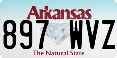 AR license plate 897WVZ