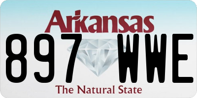 AR license plate 897WWE