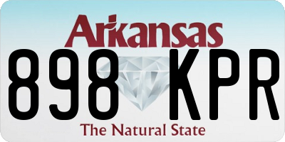 AR license plate 898KPR