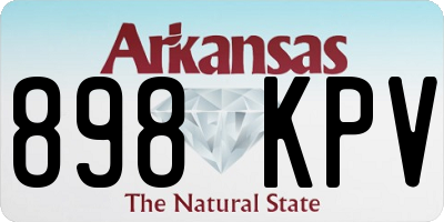 AR license plate 898KPV