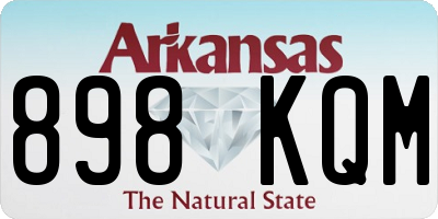 AR license plate 898KQM