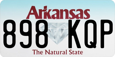 AR license plate 898KQP