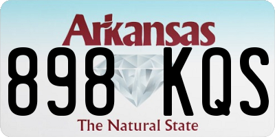 AR license plate 898KQS
