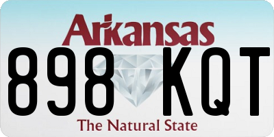 AR license plate 898KQT