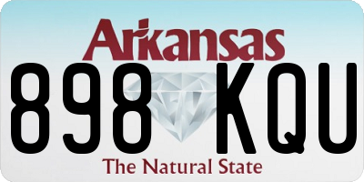 AR license plate 898KQU
