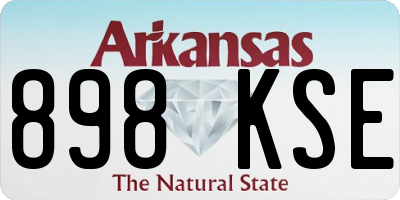AR license plate 898KSE